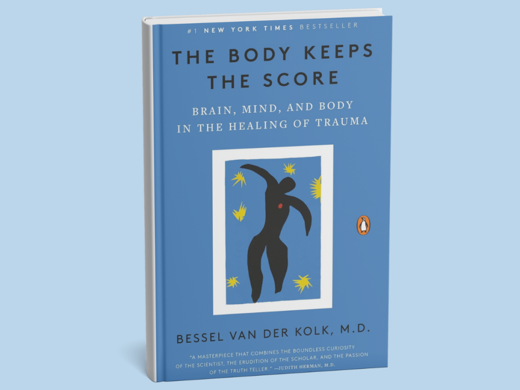 Cover of The Body Keeps the Score by Bessel van der Kolk – one of the best books for women healing from trauma and reconnecting with the mind-body connection
